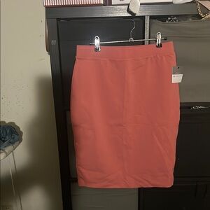 Elegant Coral Skirt